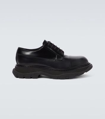 Alexander McQueen Tread leather Derby shoes