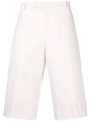 Alexander McQueen twill cotton shorts - White