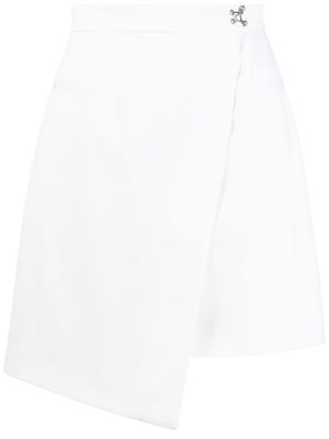 Alexander McQueen wrap-effect miniskirt - White