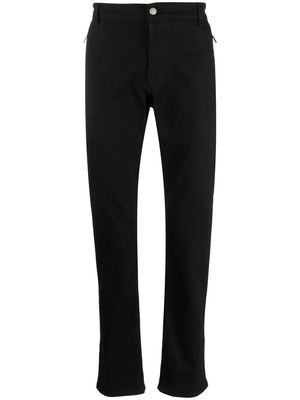 Alexander McQueen zip-pocket straight-leg jeans - Black
