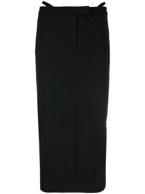 Alexander Wang adjustable-strap pencil skirt - Black