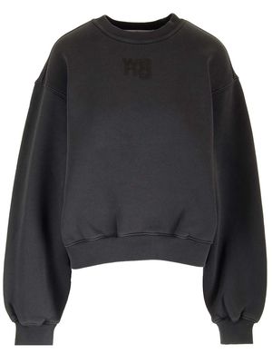 Alexander Wang Anthracite Sweatshirt With Logo