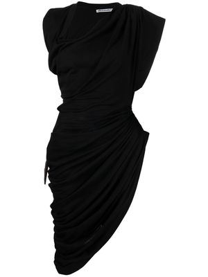 Alexander Wang asymmetric mini dress - Black