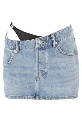 Alexander Wang Asymmetrical Waistband Mini Skirt With Bikini