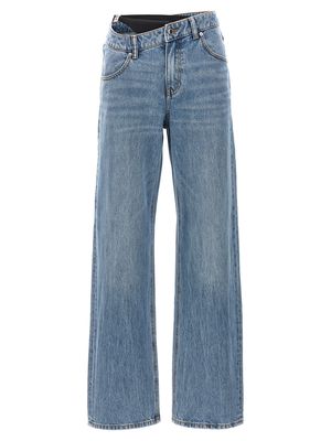 Alexander Wang asymmetrical Waistband With Bikini Jeans