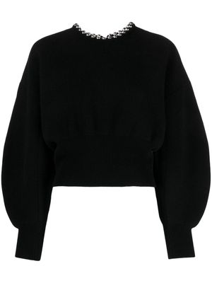 Alexander Wang Ball Chain embellished jumper - Black