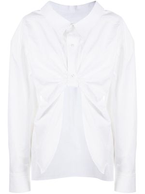 Alexander Wang Butterfly gathered shirt - White