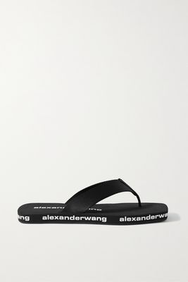 Alexander Wang - Canvas Flip Flops - Black