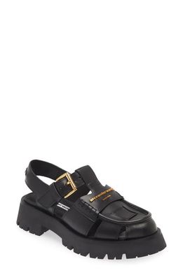 Alexander Wang Carter Platform Fisherman Sandal in Black