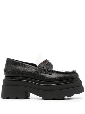 Alexander Wang Carter platform leather loafers - Black