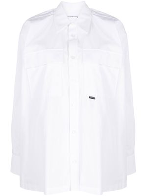Alexander Wang chest-pockets cotton shirt - White