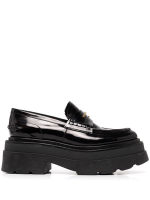 ALEXANDER WANG chunky sole leather loafers - Black