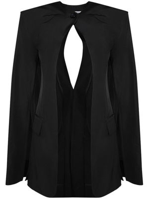 Alexander Wang collarless slit jacket - Black