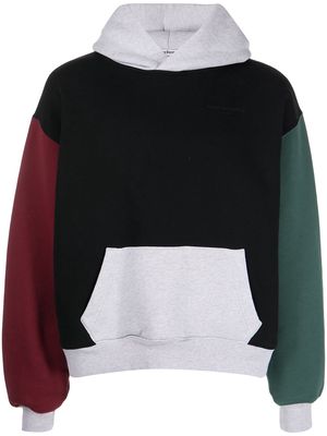 Alexander Wang colourblock panelled hoodie - Black
