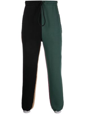 Alexander Wang Colourblock panelled track pants - Green