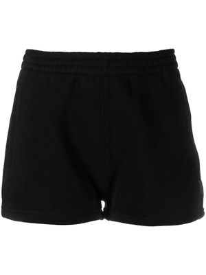 Alexander Wang cotton-blend track shorts - Black