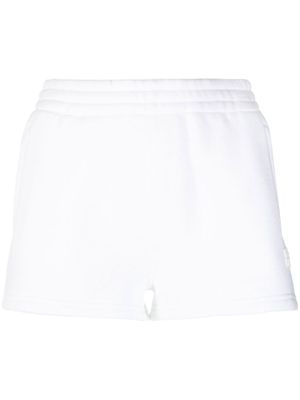 ALEXANDER WANG cotton-blend track shorts - White
