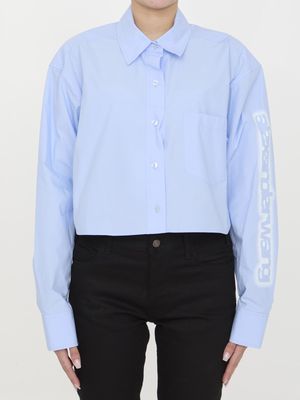 Alexander Wang Cropped Shirt With Halo Print