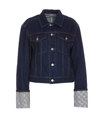 Alexander Wang Crystal Denim Jacket