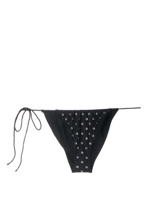 Alexander Wang crystal-embellished bikini bottoms - Black
