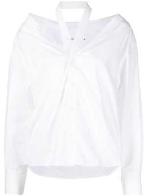 Alexander Wang cut-out cotton shirt - White