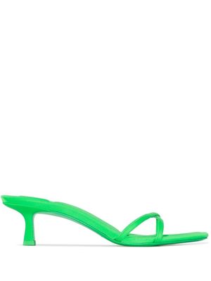 Alexander Wang Dahlia 55 logo-print sandals - Green