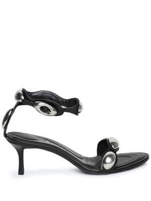 Alexander Wang Dome 65mm leather sandals - Black