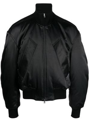 Alexander Wang drop-shoulder bomber jacket - Black