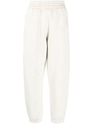 Alexander Wang elasticated-waistband cotton-blend sweatpants - Neutrals