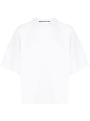 Alexander Wang embroidered-motif cotton t-shirt - White