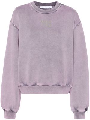 Alexander Wang Essential terrycloth sweatshirt - Purple