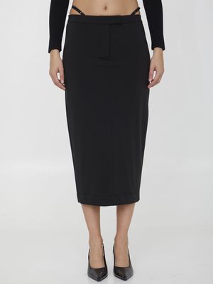 Alexander Wang Fitted Skirt With Straps