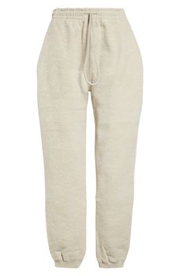 Alexander Wang Flocked Terry Joggers in Storm