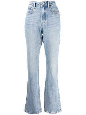 Alexander Wang Fly high-rise slim-fit jeans - Blue