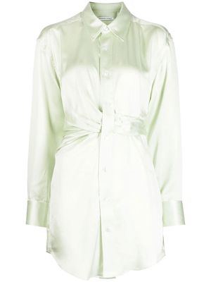 Alexander Wang gathered-waist detail dress - Green