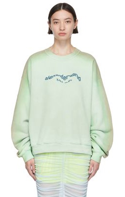 Alexander Wang Green Cotton Sweatshirt