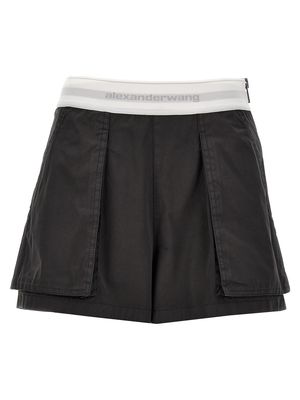 Alexander Wang high Waisted Cargo Rave Shorts