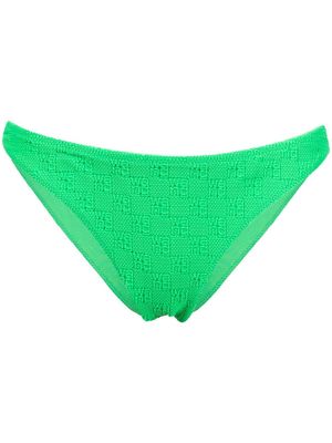 Alexander Wang logo-detail bikini briefs - Green