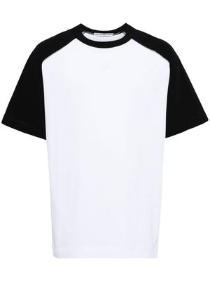 Alexander Wang logo-embossed raglan T-shirt - White