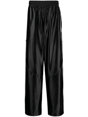 Alexander Wang logo-embossed track trousers - Black