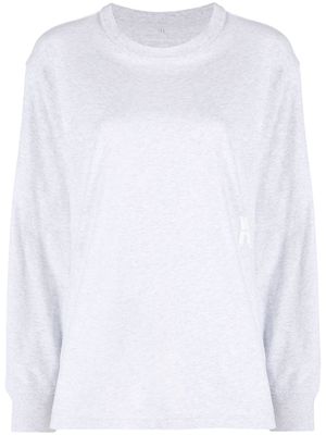 Alexander Wang logo-patch sweatshirt - Grey