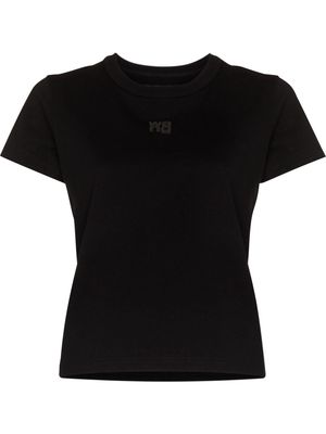 Alexander Wang logo-print short-sleeve T-shirt - Black