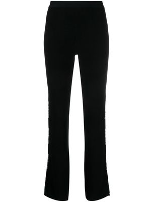 Alexander Wang logo-tape detail trousers - Black