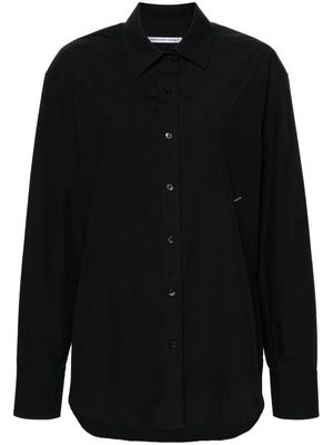 Alexander Wang long-sleeve cotton shirt - Black