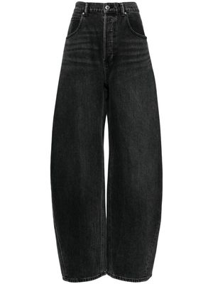 Alexander Wang low-rise wide-leg jeans - Black