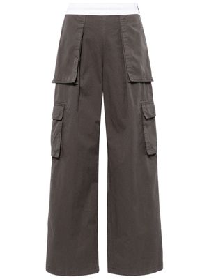Alexander Wang mid-rise cargo trousers - Grey