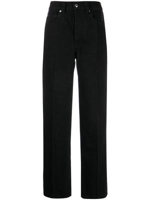 Alexander Wang mid-rise tapered trousers - Black