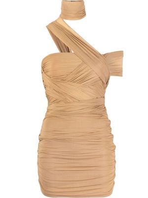 Alexander Wang off-shoulder minidress - Neutrals