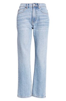 Alexander Wang OG High Waist Ankle Stovepipe Jeans in Vintage Faded Indigo