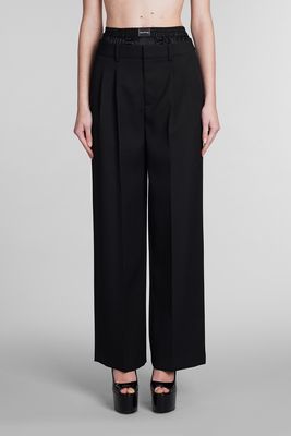 Alexander Wang Pants In Black Wool